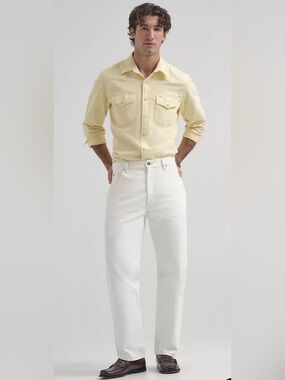 J Crew x Lee Japanese Denim Straight Leg Jeans Men’s 34 - 30 Brand New